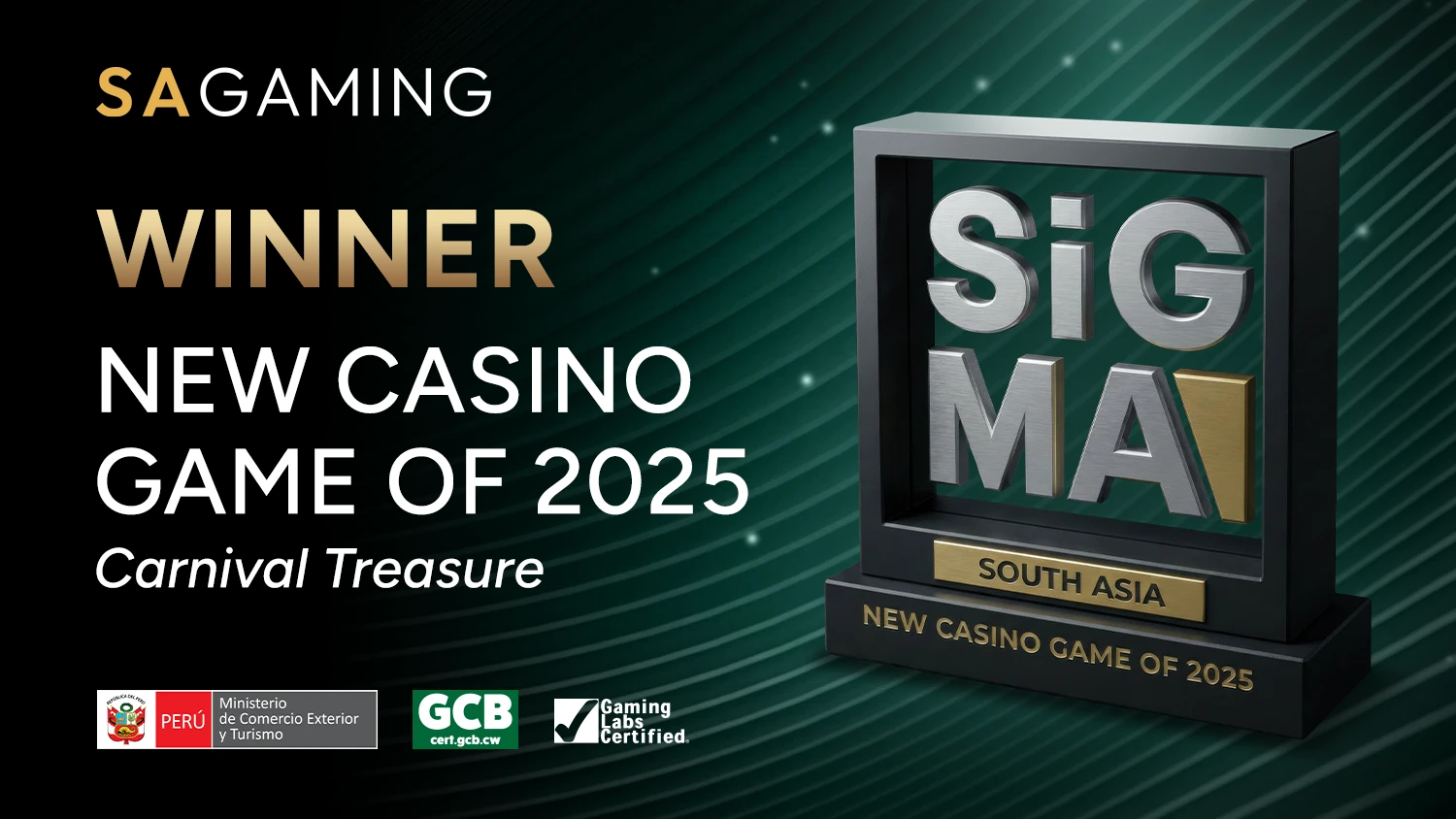 Giải "Trò chơi Casino Mới của năm 2025" tại SiGMA South Asia Awards