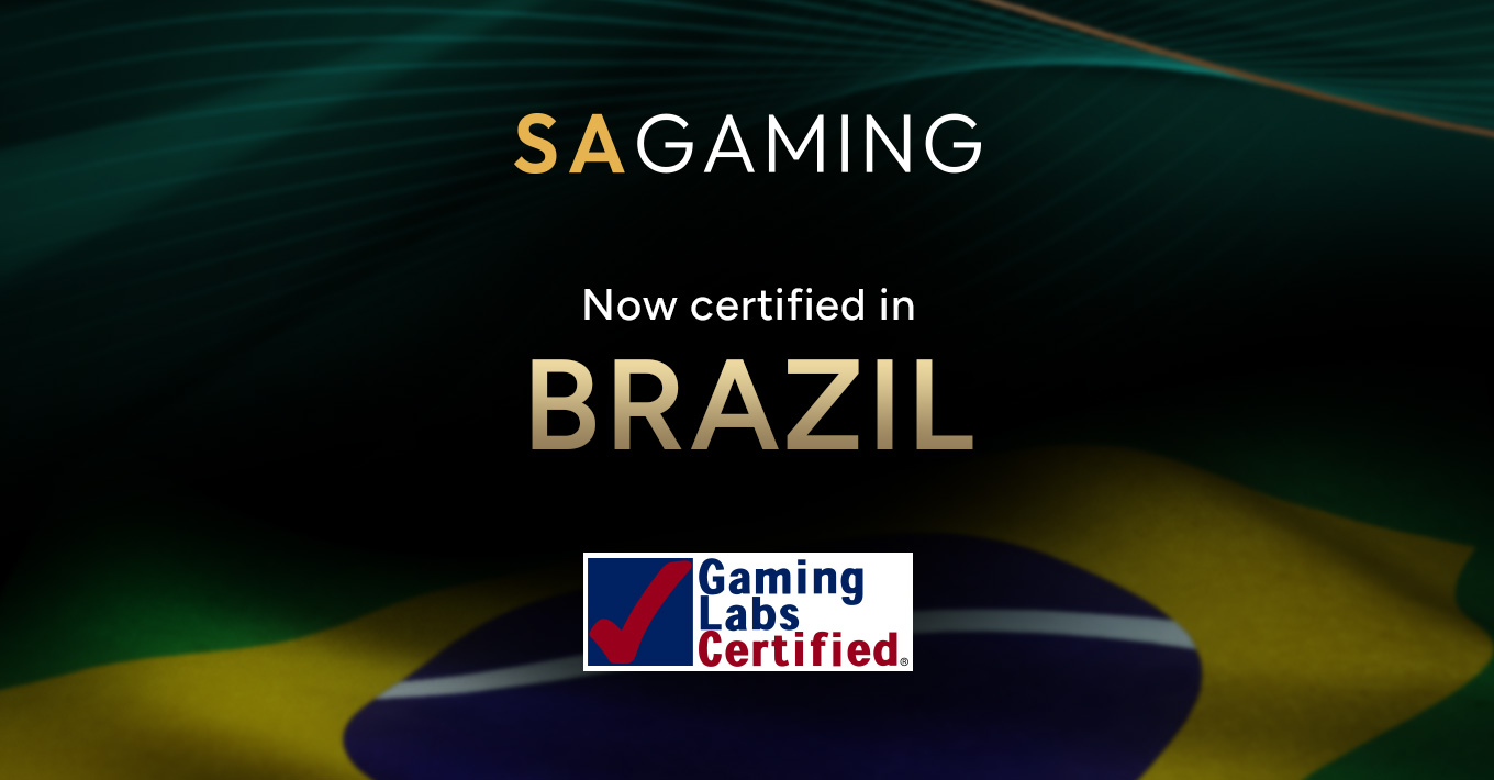 Компания SA Gaming теперь сертифицирована в Бразилии!